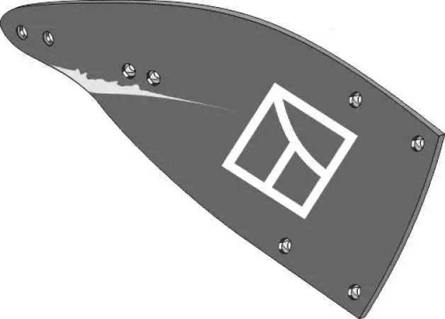 Streichblech-Hinterteil - rechts vgl. 35020 - 41653502009